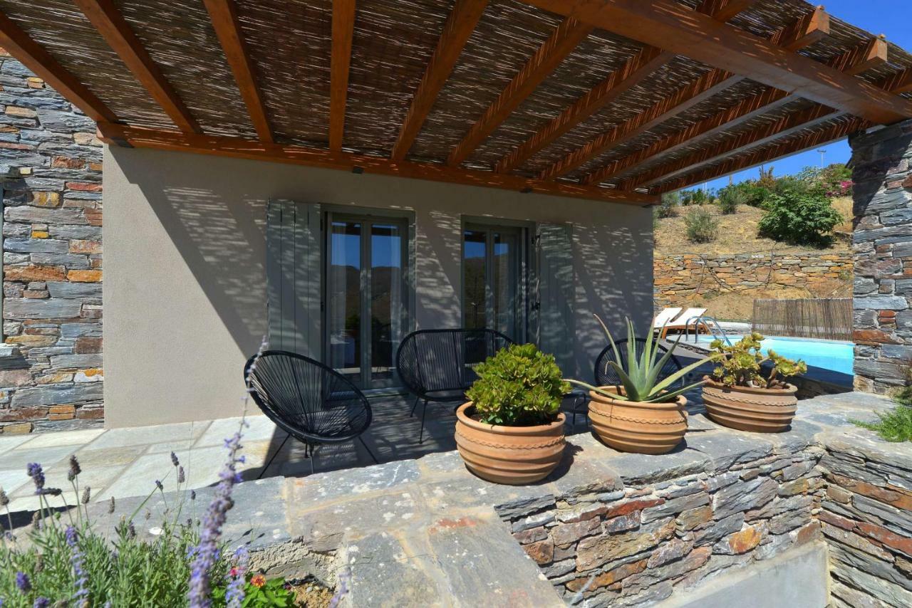 Luxurious 2019Blt Seaview Villa Wth Swimming Pool Korissia  Exteriör bild